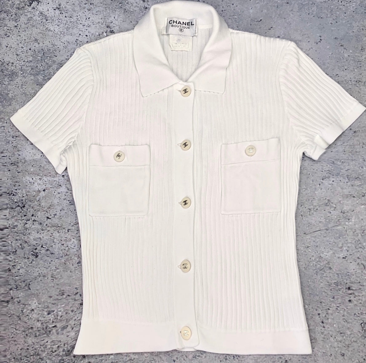 Vintage Chanel CC Pocket Button Blouse – Recess