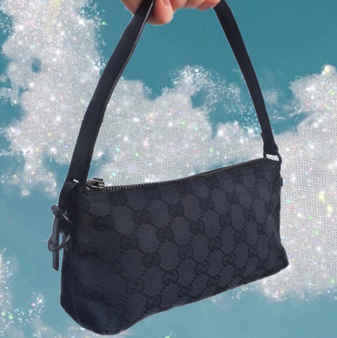 Gucci Monogram Mini Pochette Bag – Entourage Vintage