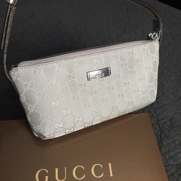 Gucci Metallic Silver Mini Shoulder bag – Entourage Vintage