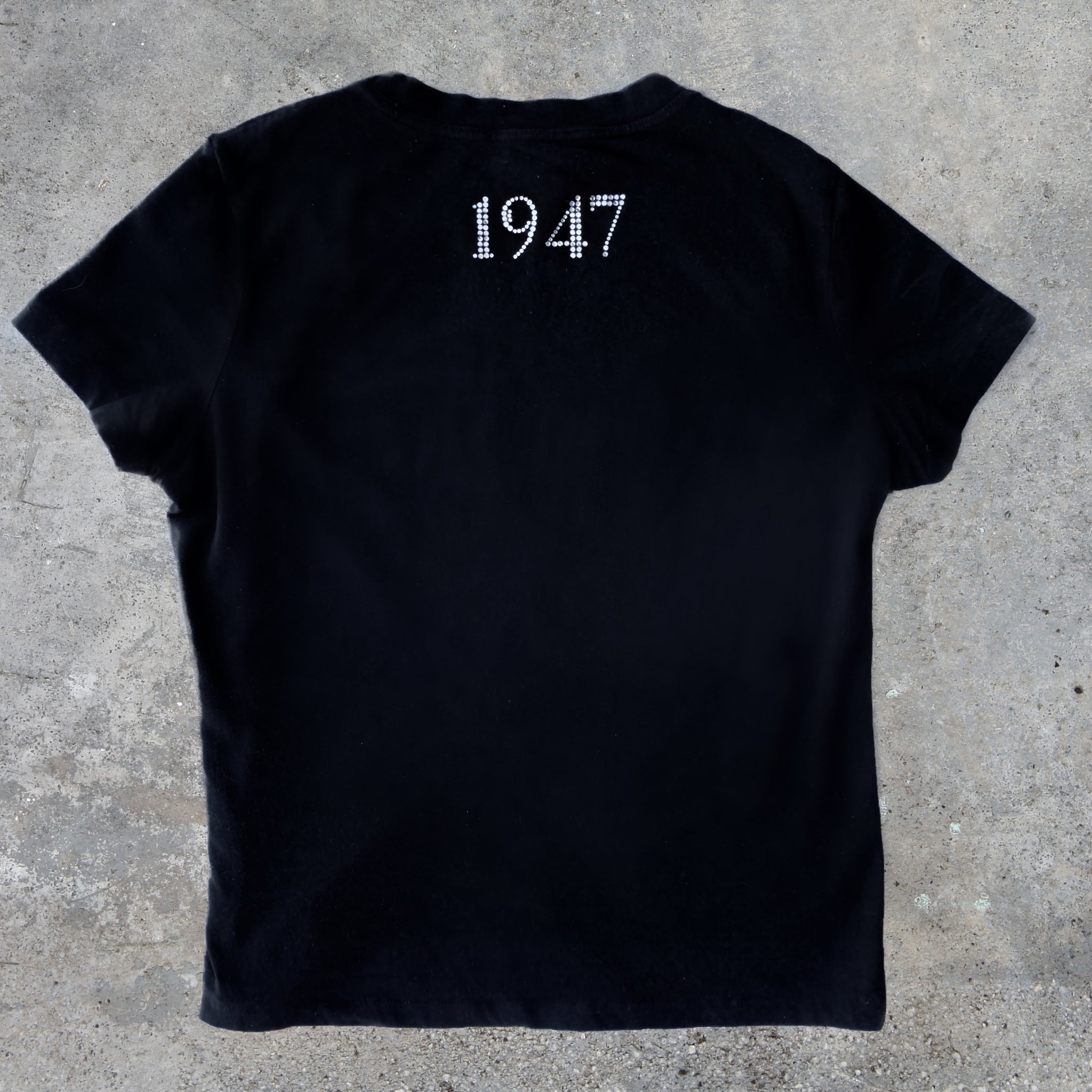 Dior Jadore Rhinestone Graphic T-Shirt Top