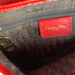 Christian Dior Black Mini Canvas Saddle Bag  Classic Couture