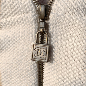 Chanel Knitted Tennis 'CC' Logo Jacket