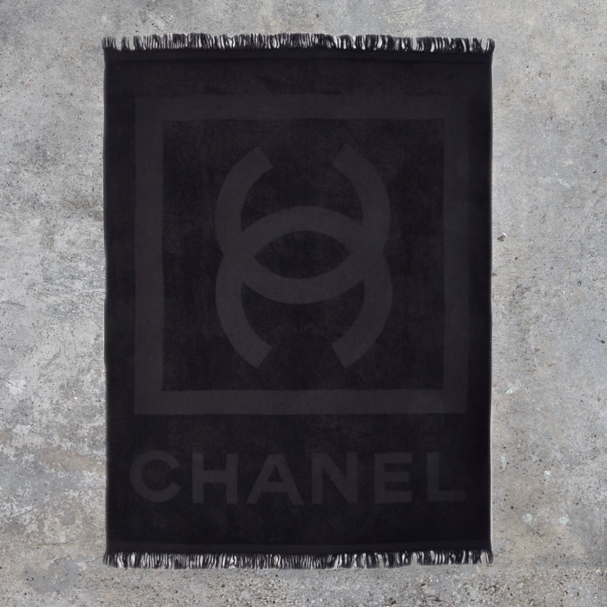 CHANEL Beach towel Blanket Towel first come, first served premium