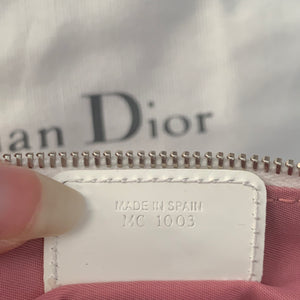 Vintage Dior Monogram Mini Saddle Bag