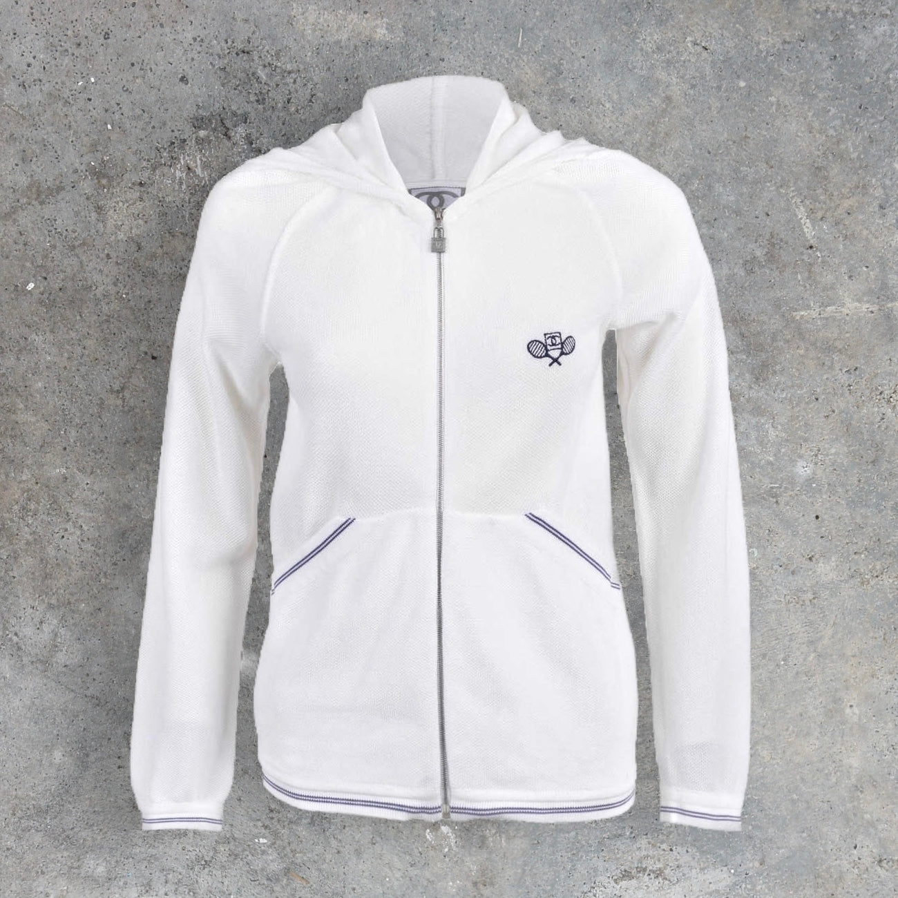 Chanel Knitted Tennis 'CC' Logo Jacket – Entourage Vintage