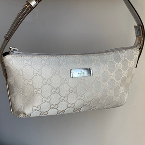 Gucci Metallic Silver Mini Shoulder bag – Entourage Vintage