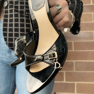 Dior Patent Leather Charm Heels