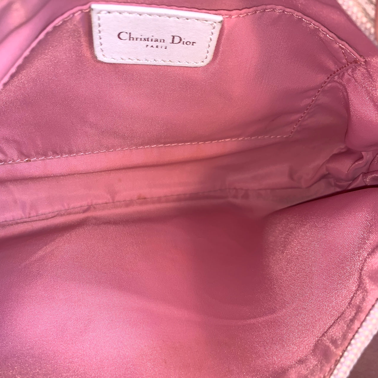 Dior Pink Trotter Pochette Bag