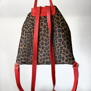 Fendi Vintage Leopard Backpack