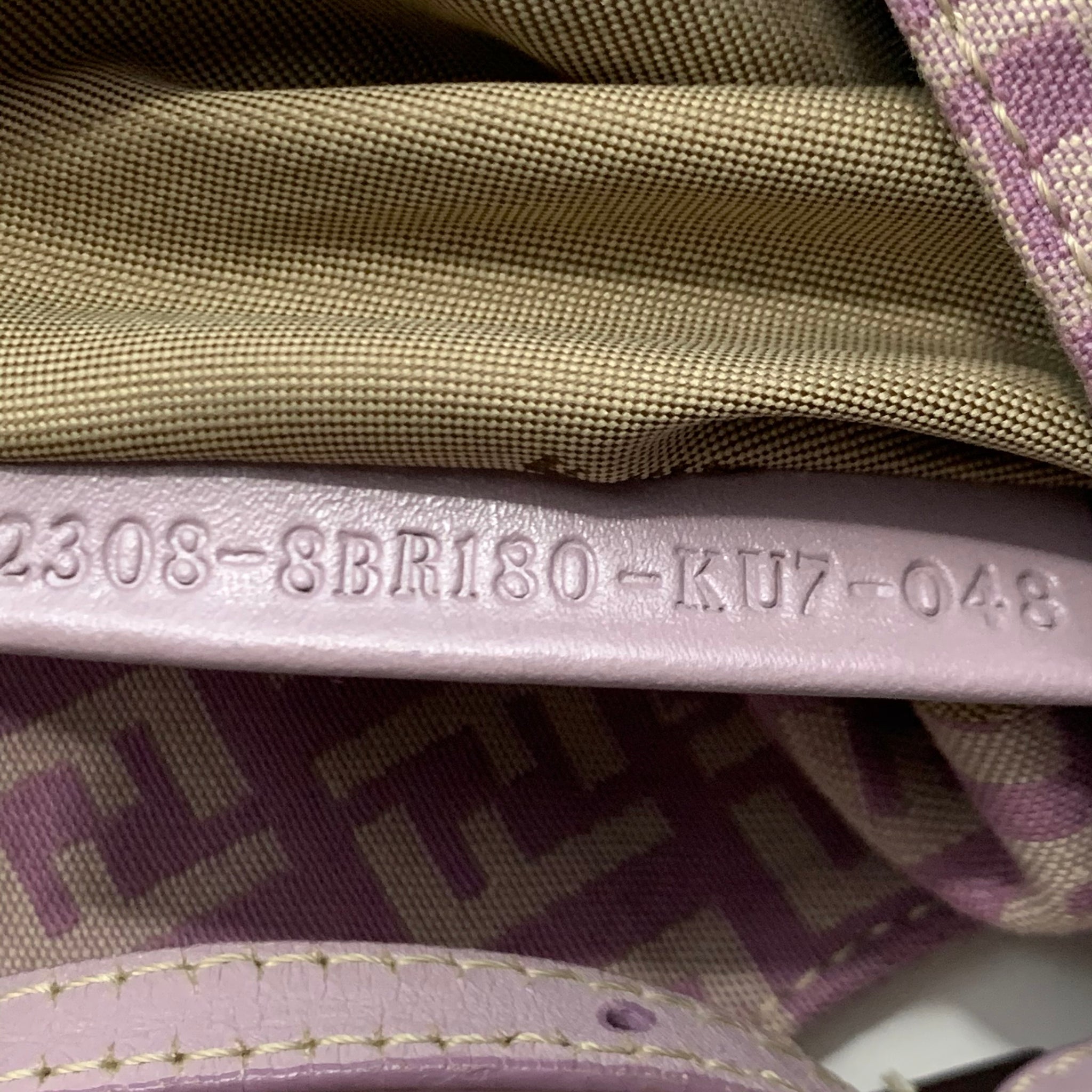 Fendi Zucca Chain Pochette - Purple Mini Bags, Handbags - FEN262036