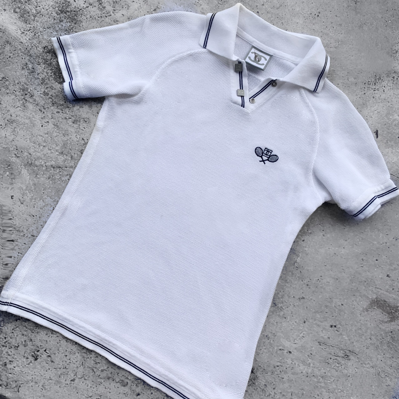 Chanel polo deals shirt