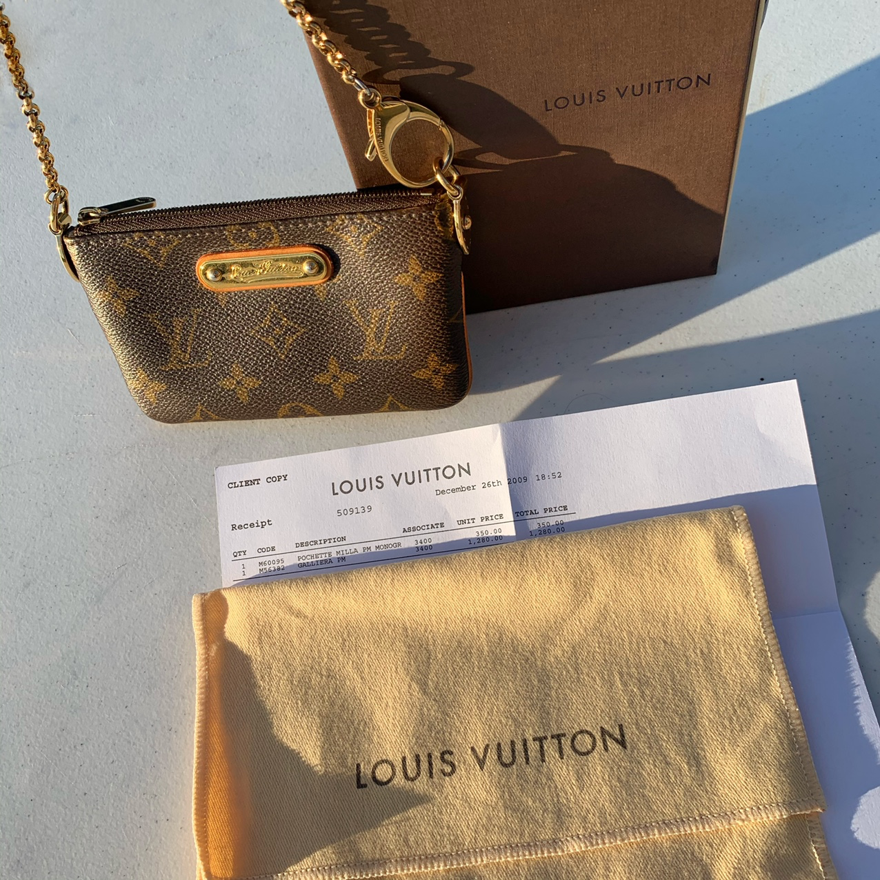Louis Vuitton Monogram Pochette Milla